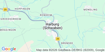 Karte Harburg (Schwaben)