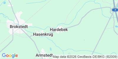Karte Hardebek