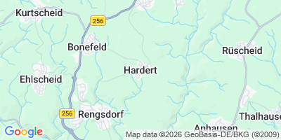Karte Hardert