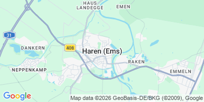 Karte Haren (Ems)