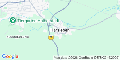 Karte Harsleben / Harschlewe