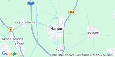 Karte Harsum