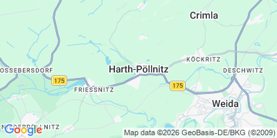 Karte Harth-Pöllnitz