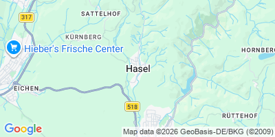 Karte Hasel