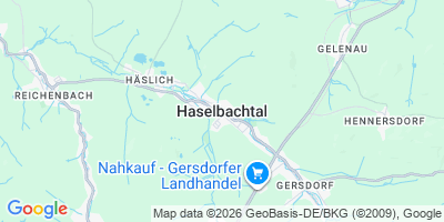 Karte Haselbachtal