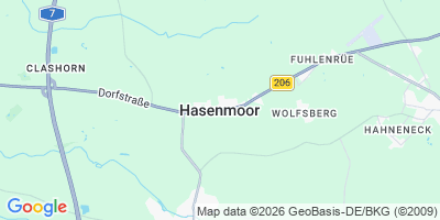 Karte Hasenmoor