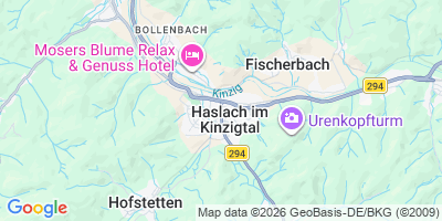 Karte Haslach im Kinzigtal