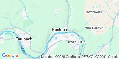 Karte Hasloch