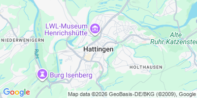 Karte Hattingen