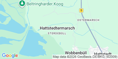 Karte Hattstedtermarsch