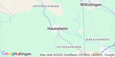 Karte Haunsheim