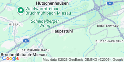 Karte Hauptstuhl
