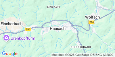 Karte Hausach