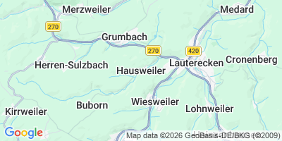 Karte Hausweiler