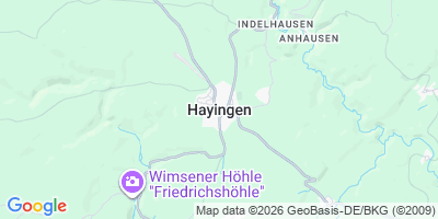 Karte Hayingen