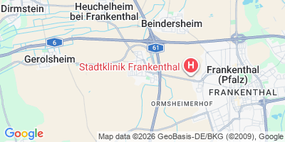 Karte Heßheim