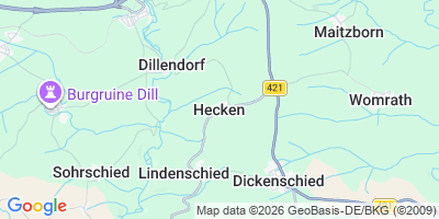 Karte Hecken