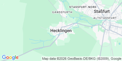 Karte Hecklingen