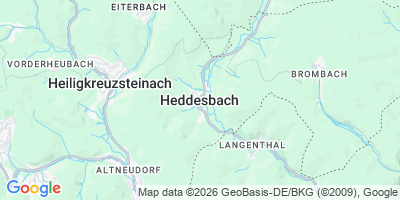 Karte Heddesbach