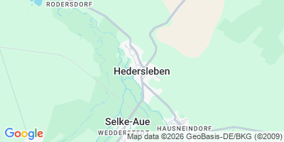 Karte Hedersleben