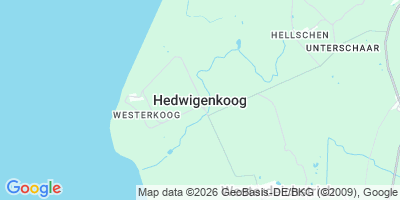 Karte Hedwigenkoog