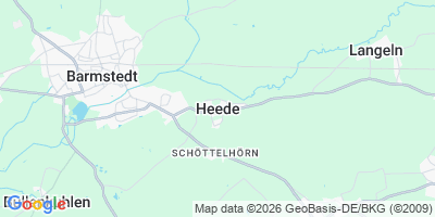 Karte Heede