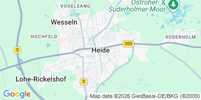 Karte Heide