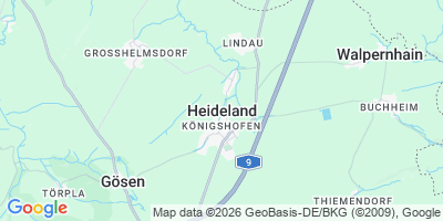 Karte Heideland