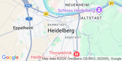 Karte Heidelberg