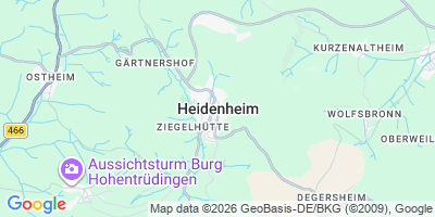 Karte Heidenheim