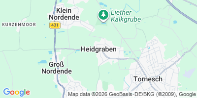 Karte Heidgraben