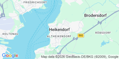 Karte Heikendorf