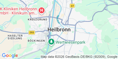 Karte Heilbronn