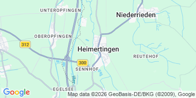 Karte Heimertingen