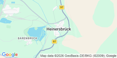 Karte Heinersbrück/Móst
