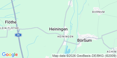 Karte Heiningen
