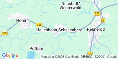 Karte Hellenhahn-Schellenberg