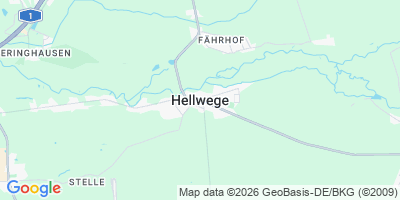 Karte Hellwege