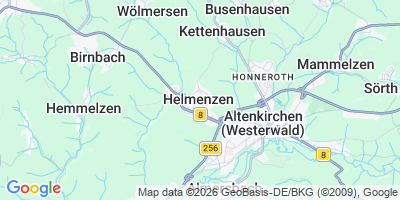 Karte Helmenzen