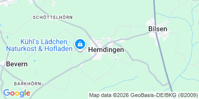 Karte Hemdingen