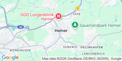 Karte Hemer