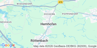 Karte Hemhofen
