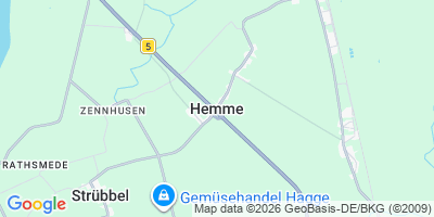 Karte Hemme