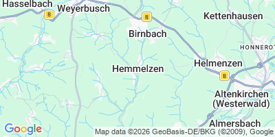 Karte Hemmelzen