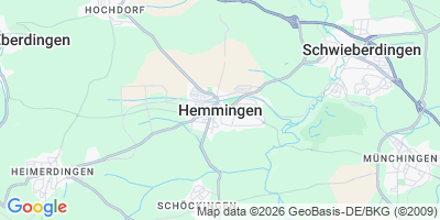 Karte Hemmingen