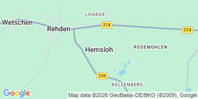 Karte Hemsloh