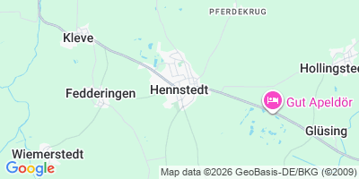 Karte Hennstedt