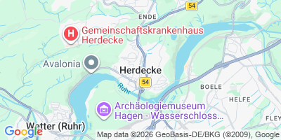 Karte Herdecke