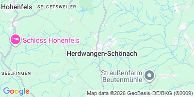 Karte Herdwangen-Schönach
