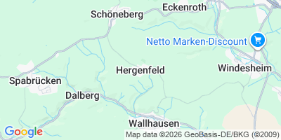 Karte Hergenfeld